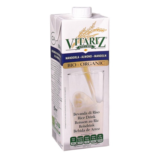 Vitariz משקה אורז ושקדים אורגני